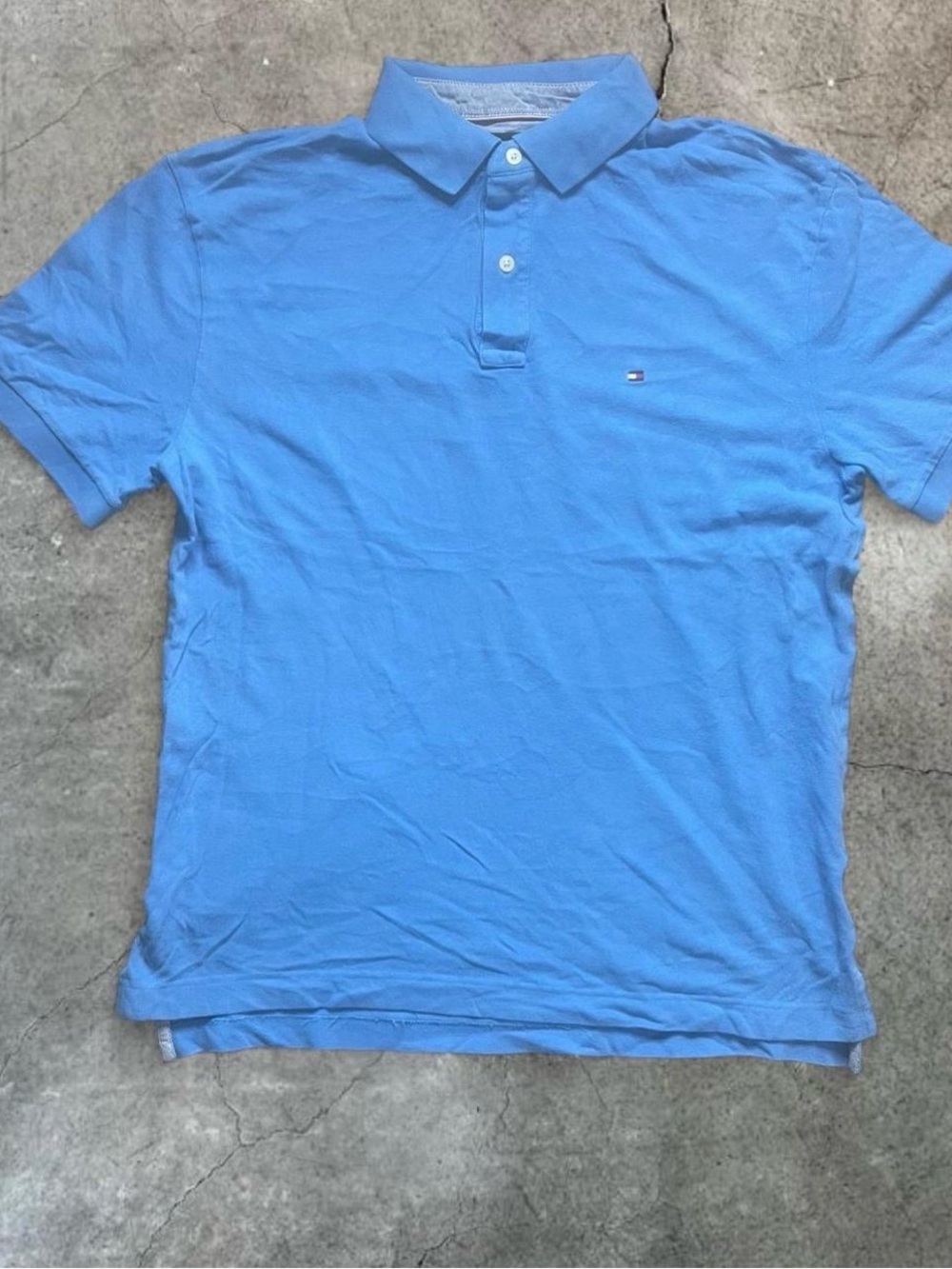 Tommy Hilfiger Blue Polo Shirt
- Size L